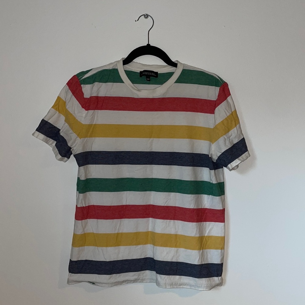 Hudson’s Bay rainbow striped shirt